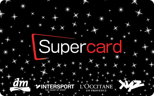 SuperCard Black poklon kartica